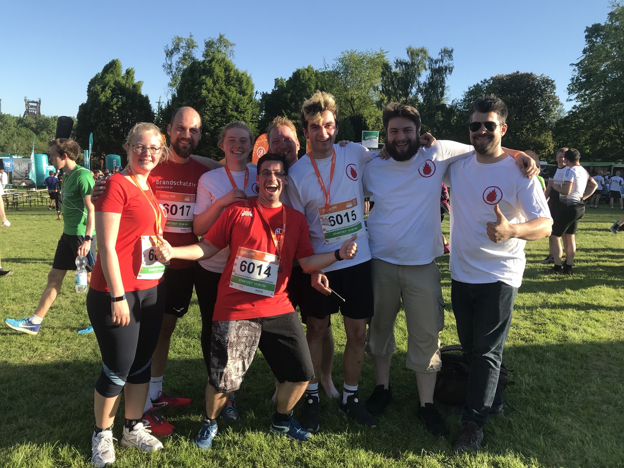 Brandheißgelaufen beim b2run 2018!